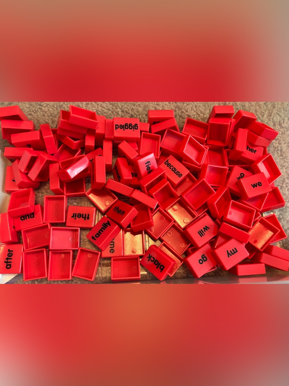 Lakeshore Tub O Word Sentence Building